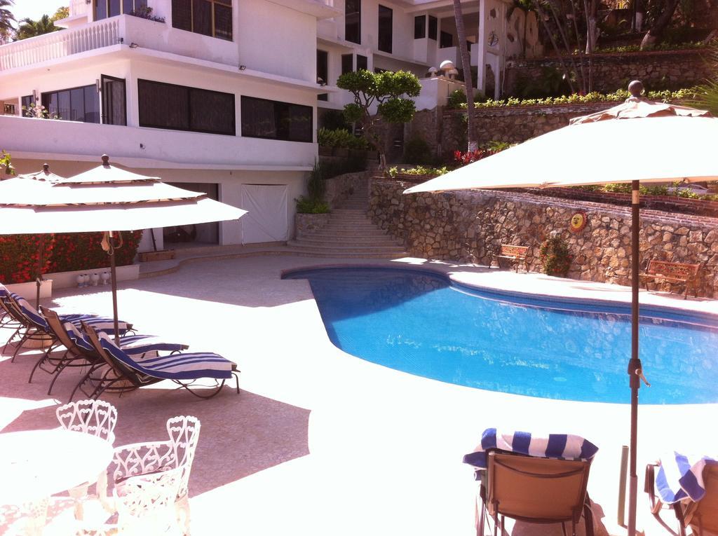 Villa Guitarron Gran Terraza Vista Espectacular 6 Huespedes Piscina Gigante Acapulco Cameră foto